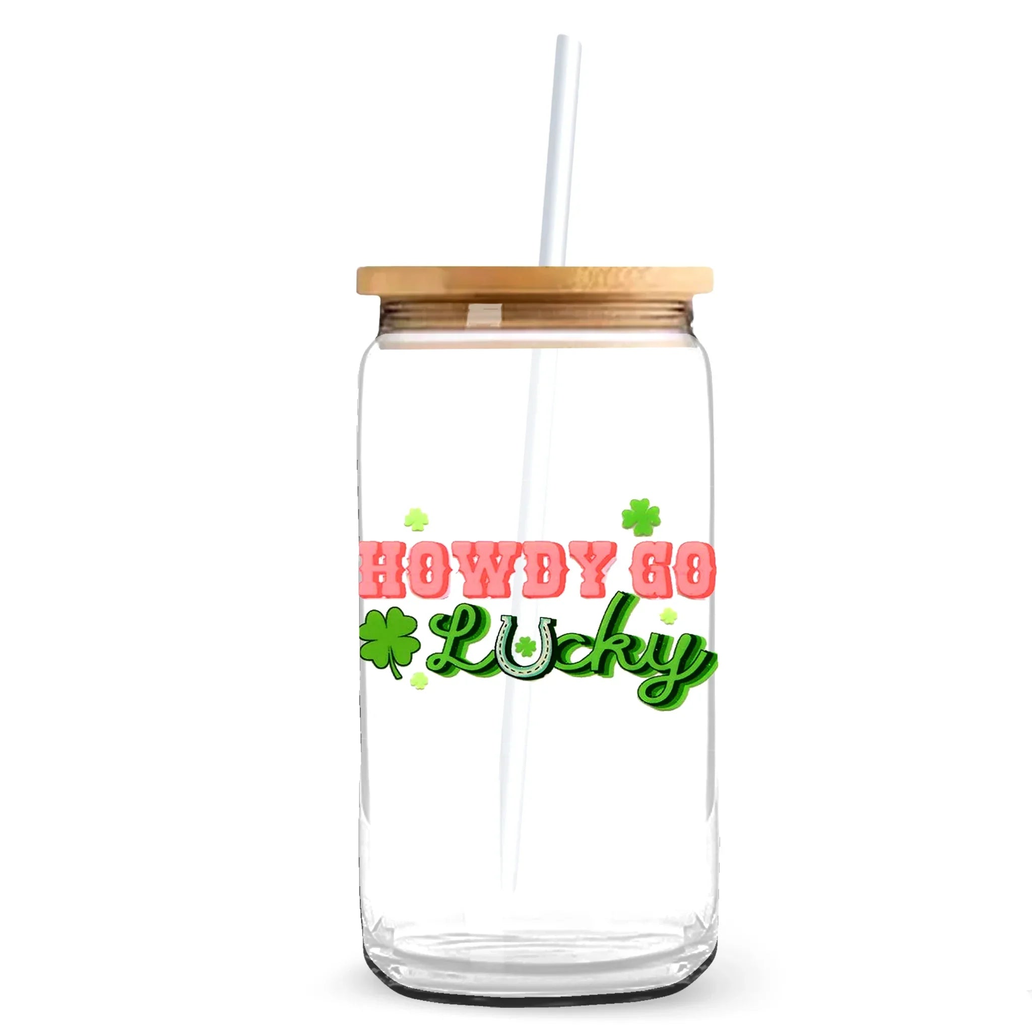 Master Maker Crafts -  UV DTF Decal - Howdy Go Lucky 2 Decals 3.5" (Cup NOT Included)