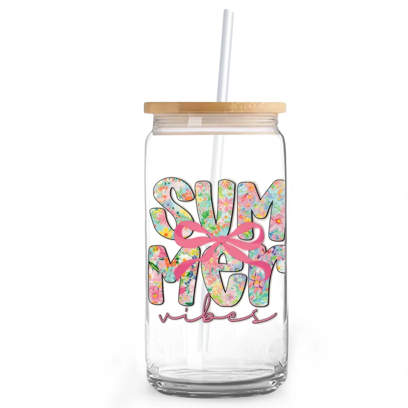 Master Maker Crafts -  UV DTF Decal - Floral Summer Vibes 2 Decals 3.5