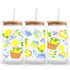 Master Maker Crafts -  UV DTF Wrap Only - Lemon Bluebell Cottage 9.7" x 4.3" (Cup NOT Included) DIY Craft Warehouse