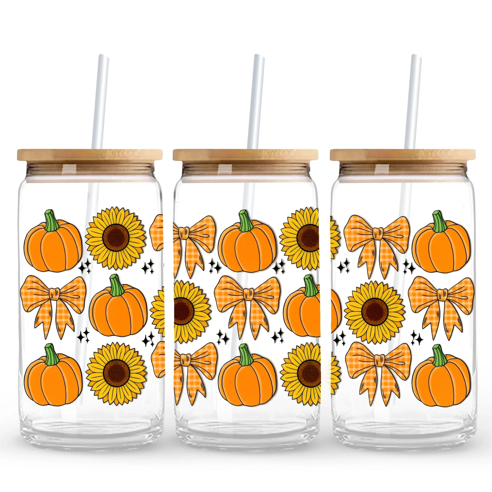 Master Maker Crafts -  UV DTF Wrap Only - Pumpkins & Sunflowers 9.7
