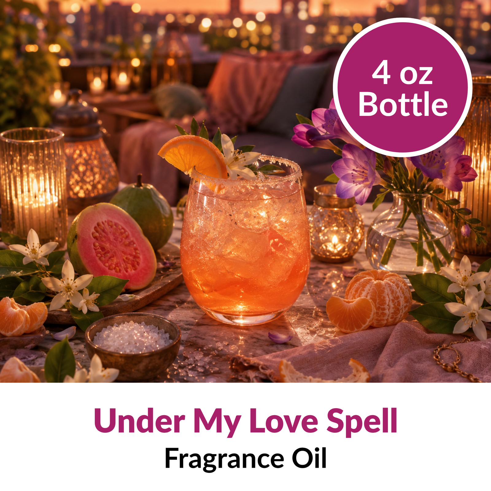 Image of Under My Love Spell Fragrance Oil (4 oz) sold at Master Maker Crafts. Wholesale prices and fast shipping.