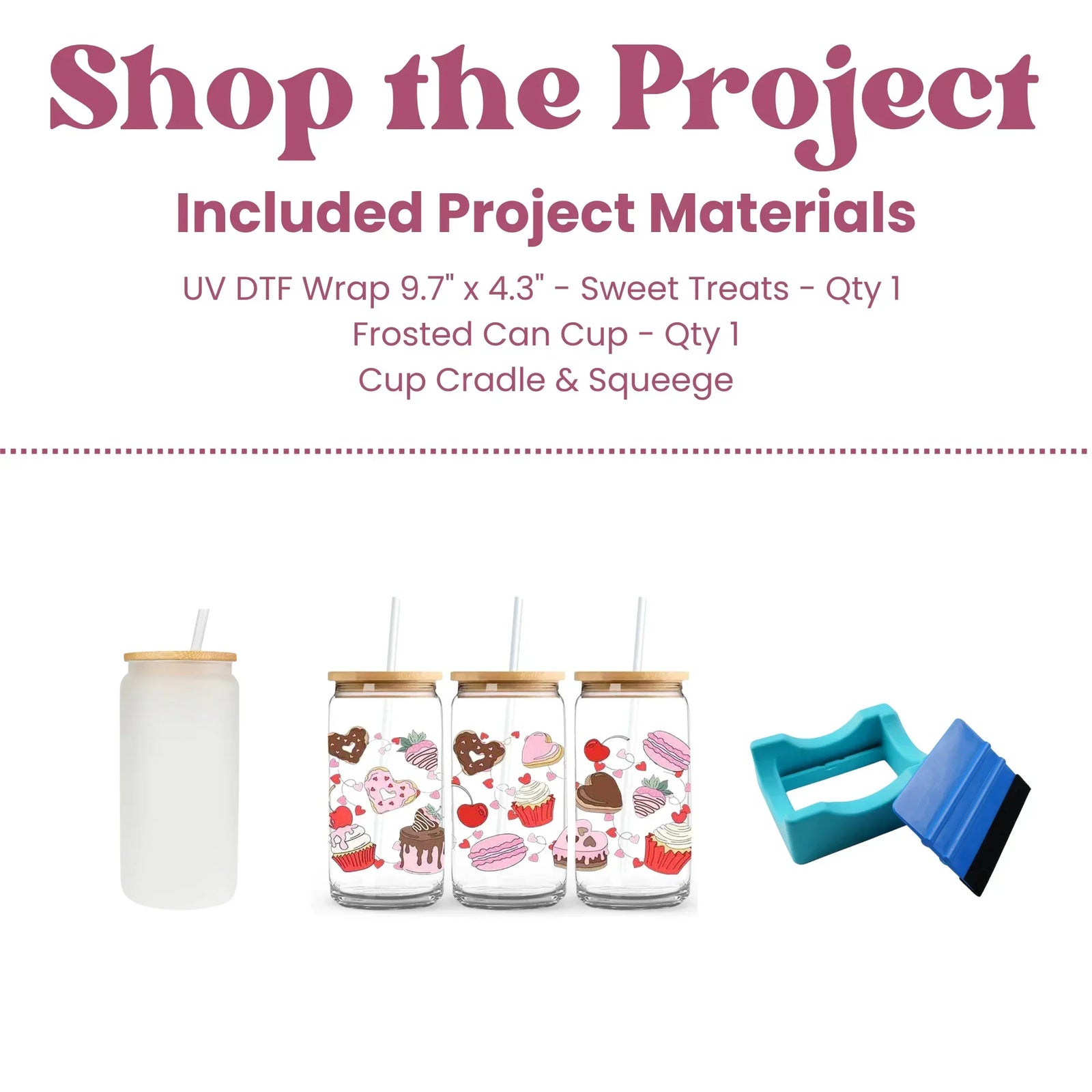 Image of Project - Valentine Sweets Can Cup (Makes 1) sold at Master Maker Crafts. Wholesale prices and fast shipping.