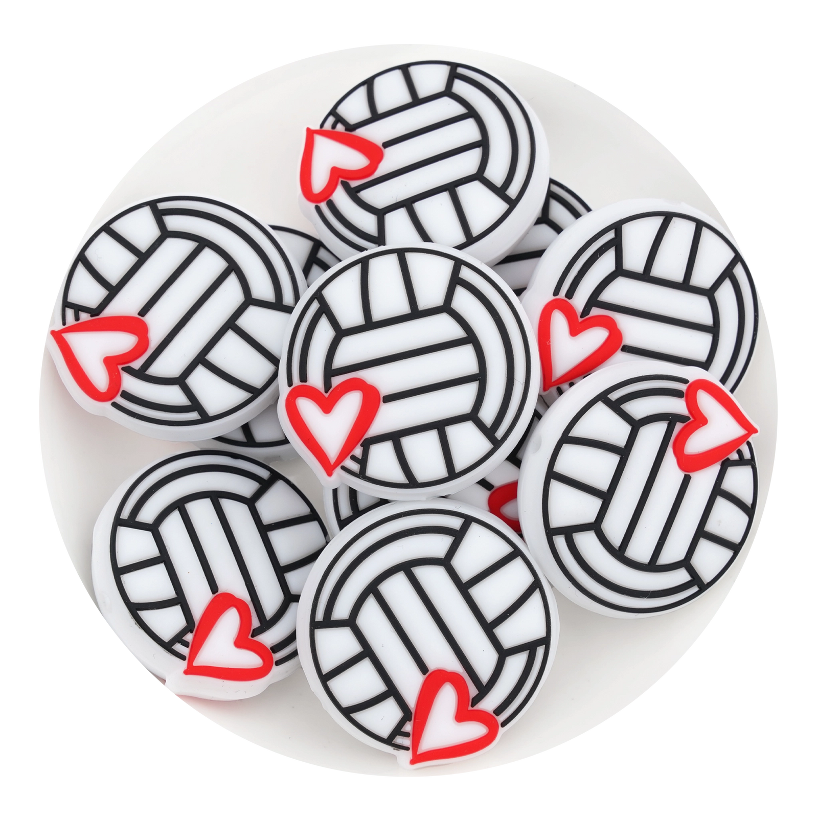 Sport Balls Silicone Focal Beads | Master Maker Crafts - Wholesale Craft Supplies - Fast Shipping from Ohio