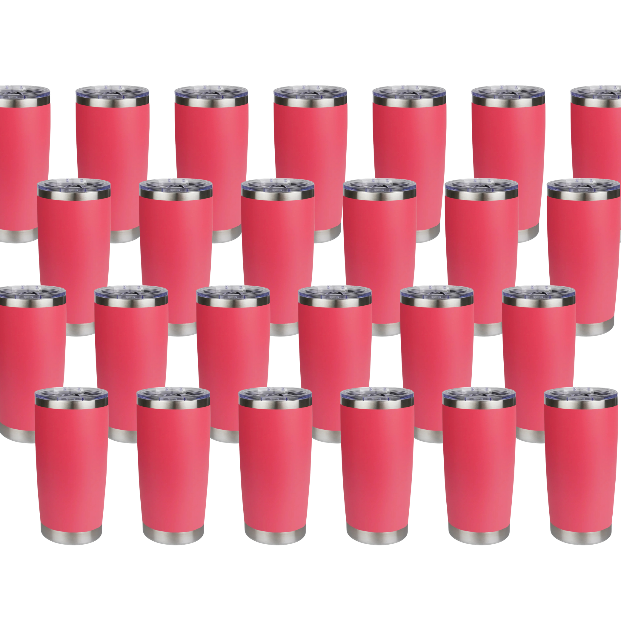 Master Maker Crafts -  20 oz Travel Tumbler - Watermelon Pink (25 Piece CASE) | Master Maker Crafts - Wholesale Craft Supplies - Fast Shipping from Ohio DIY Craft Warehouse
