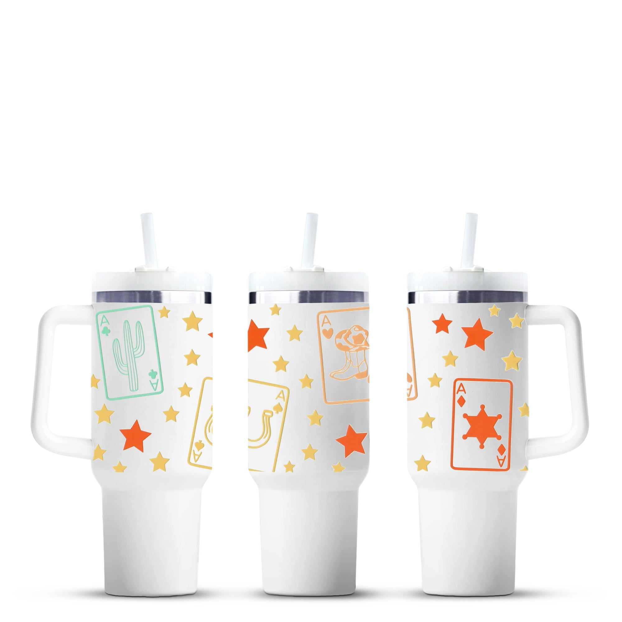 Western-themed card design tumblers, Master Maker Crafts wholesale craft supplies, fast shipping Ohio DIY Craft Warehouse