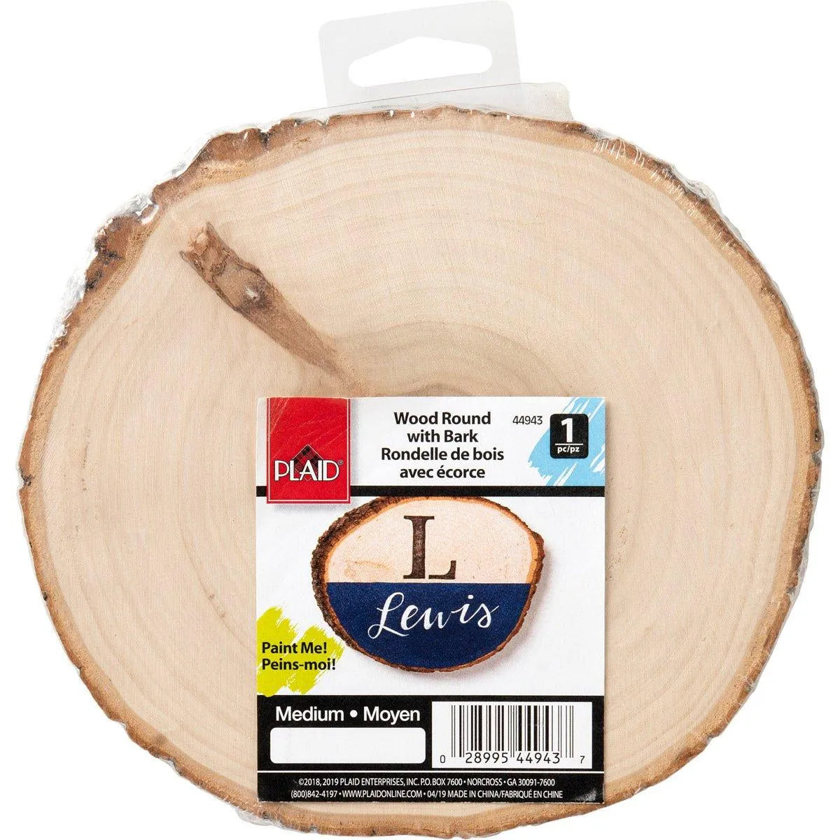 Bark Wood Round - DIY Craft Warehouse DIY Craft Warehouse