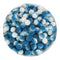 Bumpy Beads - Blue & White 2 Tone - DIY Craft Warehouse DIY Craft Warehouse