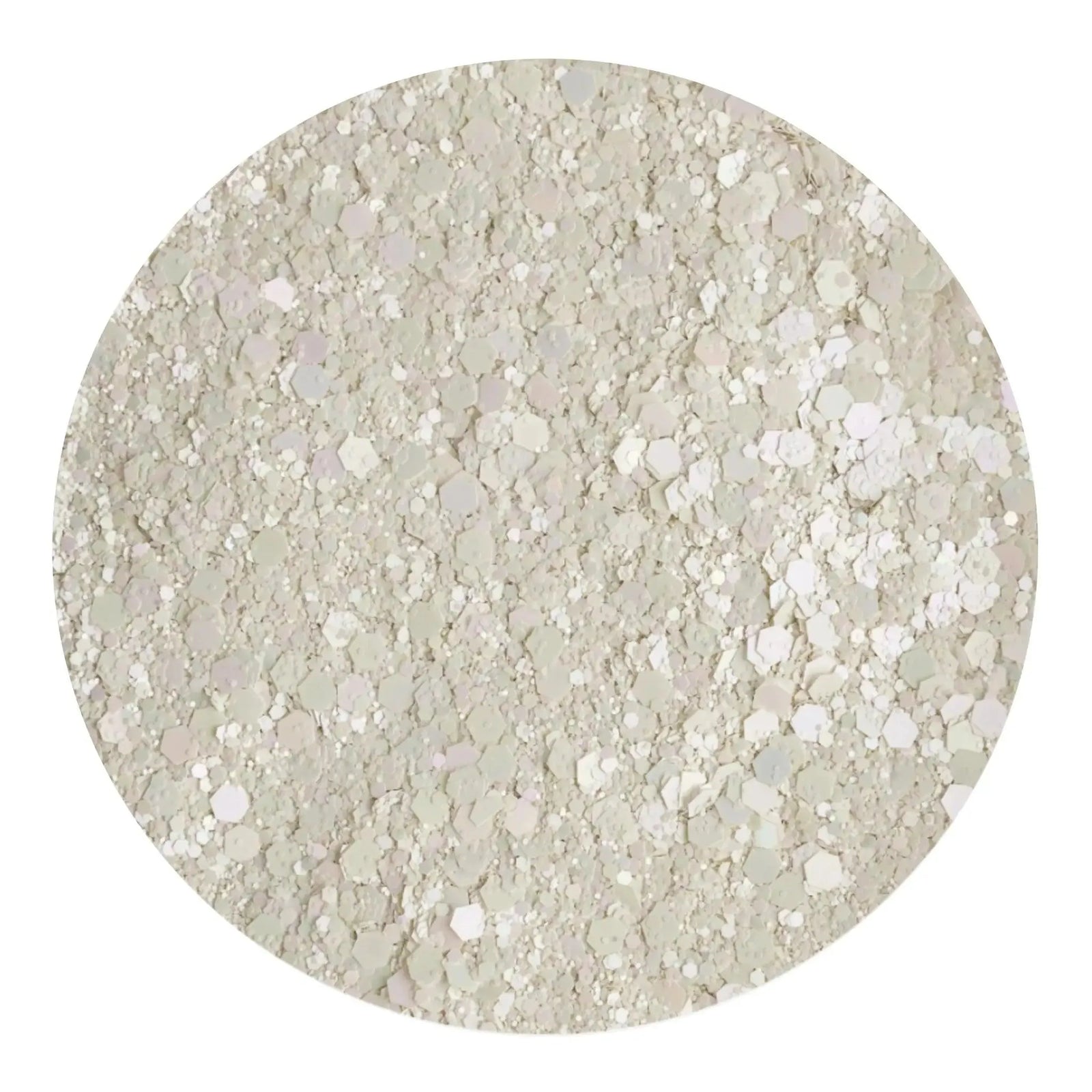Chunky Glitter Sweet Pastel - Powdered Snow - DIY Craft Warehouse