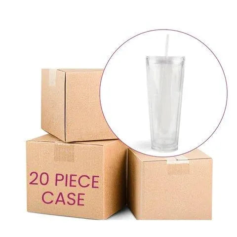 Master Maker Crafts -  Tall Snow Globe Cup 24 oz  (20 Piece CASE) | Master Maker Crafts - Wholesale Craft Supplies - Fast Shipping from Ohio DIY Craft Warehouse