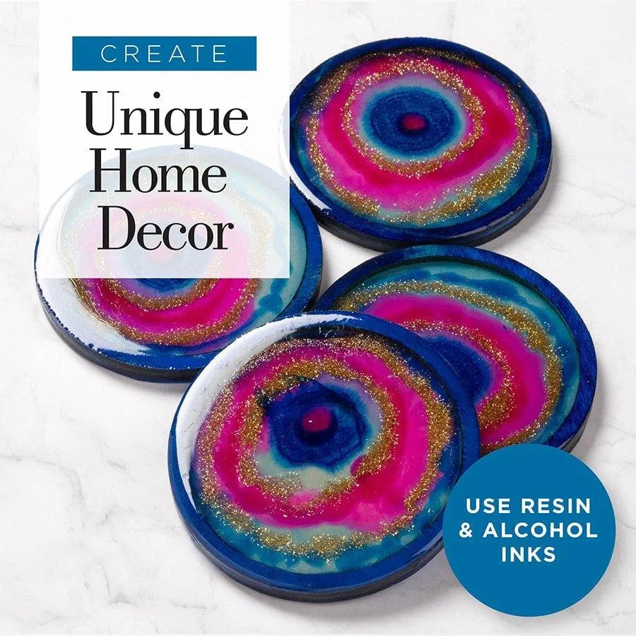 Round Wood Coaster Set - DIY Craft Warehouse