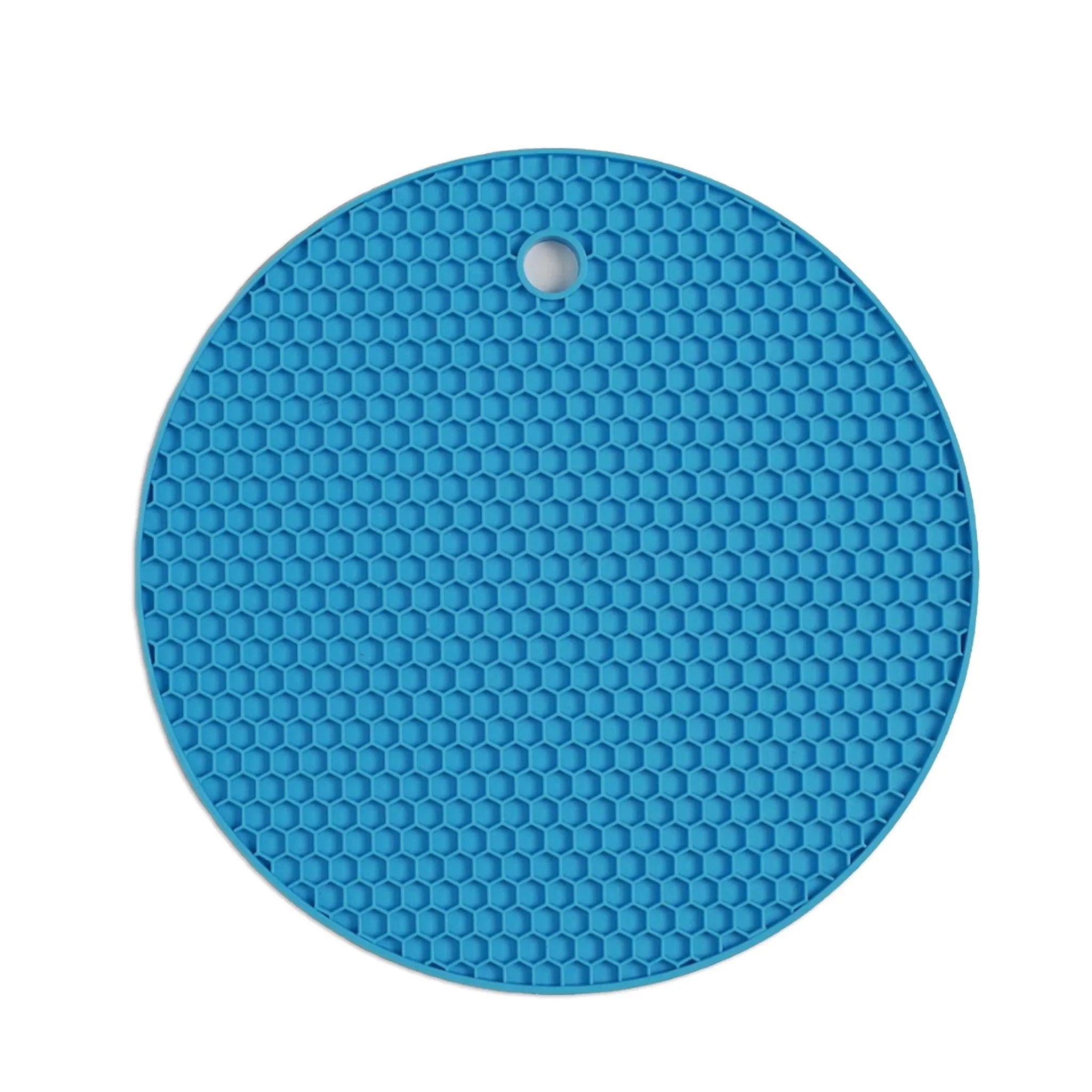 Silicone Round Honeycomb Mat - Blue - DIY Craft Warehouse DIY Craft Warehouse