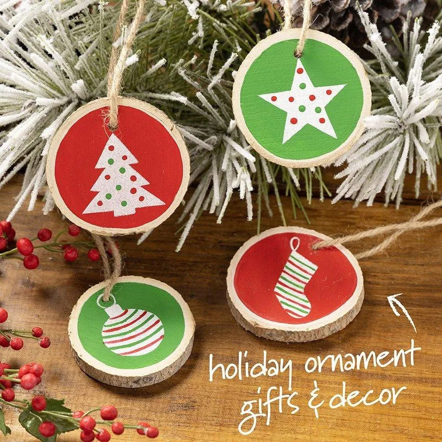 Wood Slice Ornaments - DIY Craft Warehouse DIY Craft Warehouse