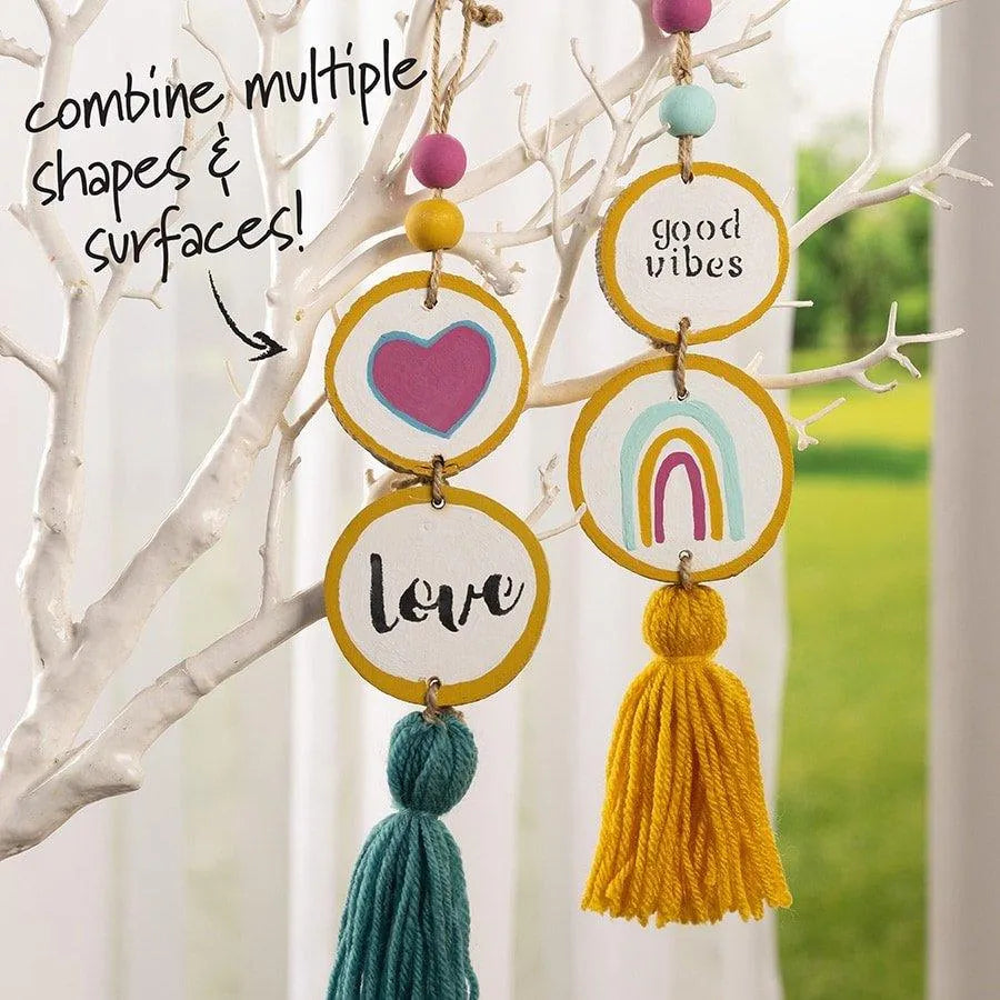 Wood Slice Ornaments - DIY Craft Warehouse