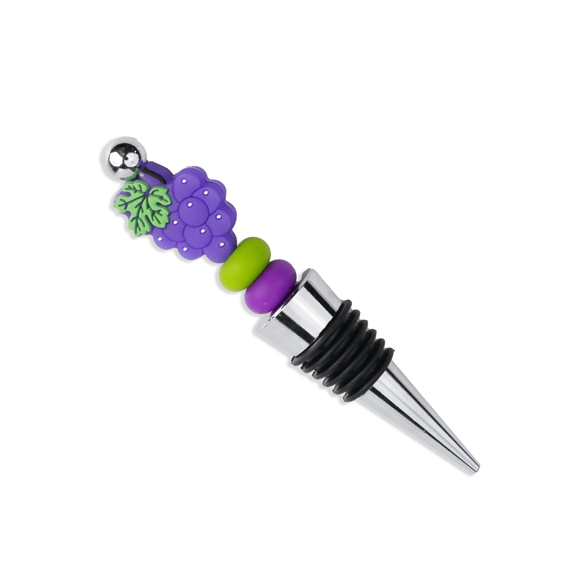 Master Maker Crafts -  Beadable Wine Stopper - Black | Master Maker Crafts - Wholesale Craft Supplies - Fast Shipping from Ohio DIY Craft Warehouse