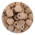 Master Maker Crafts -  Wood Bead Hexagon - Beech (5 Beads - 14mm) DIY Craft Warehouse