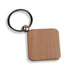 Wood Diamond Keychain with Key Ring (5 Pack) - DIY Craft Warehouse DIY Craft Warehouse