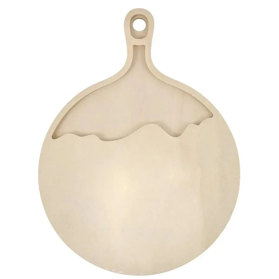 Wood Round Resin Cutting Board - 13