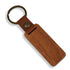 Wood & Leather Rectangle Keychain with Key Ring - Brown (5 Pack) - DIY Craft Warehouse DIY Craft Warehouse