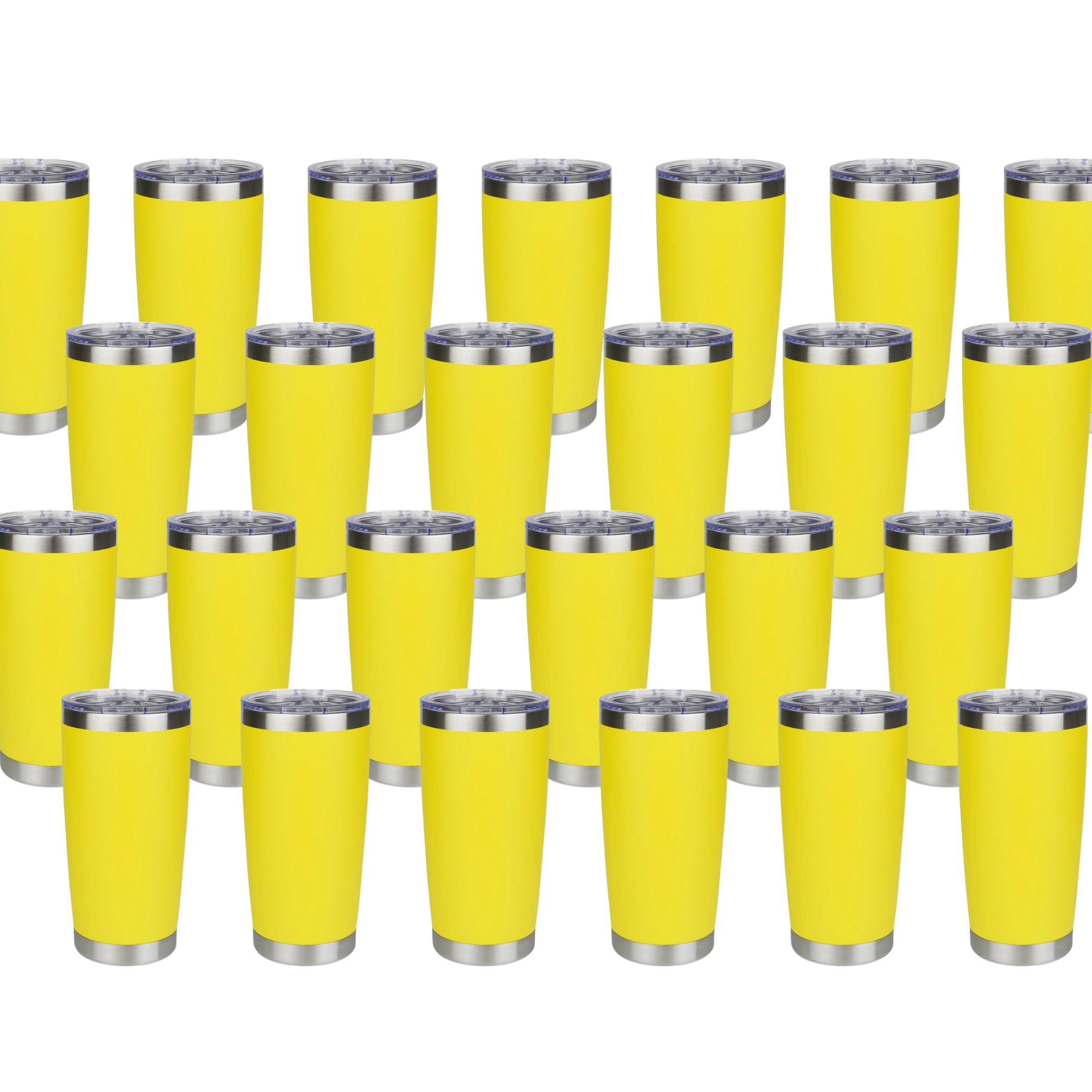 Master Maker Crafts -  20 oz Travel Tumbler - Yellow (25 Piece CASE) | Master Maker Crafts - Wholesale Craft Supplies - Fast Shipping from Ohio DIY Craft Warehouse