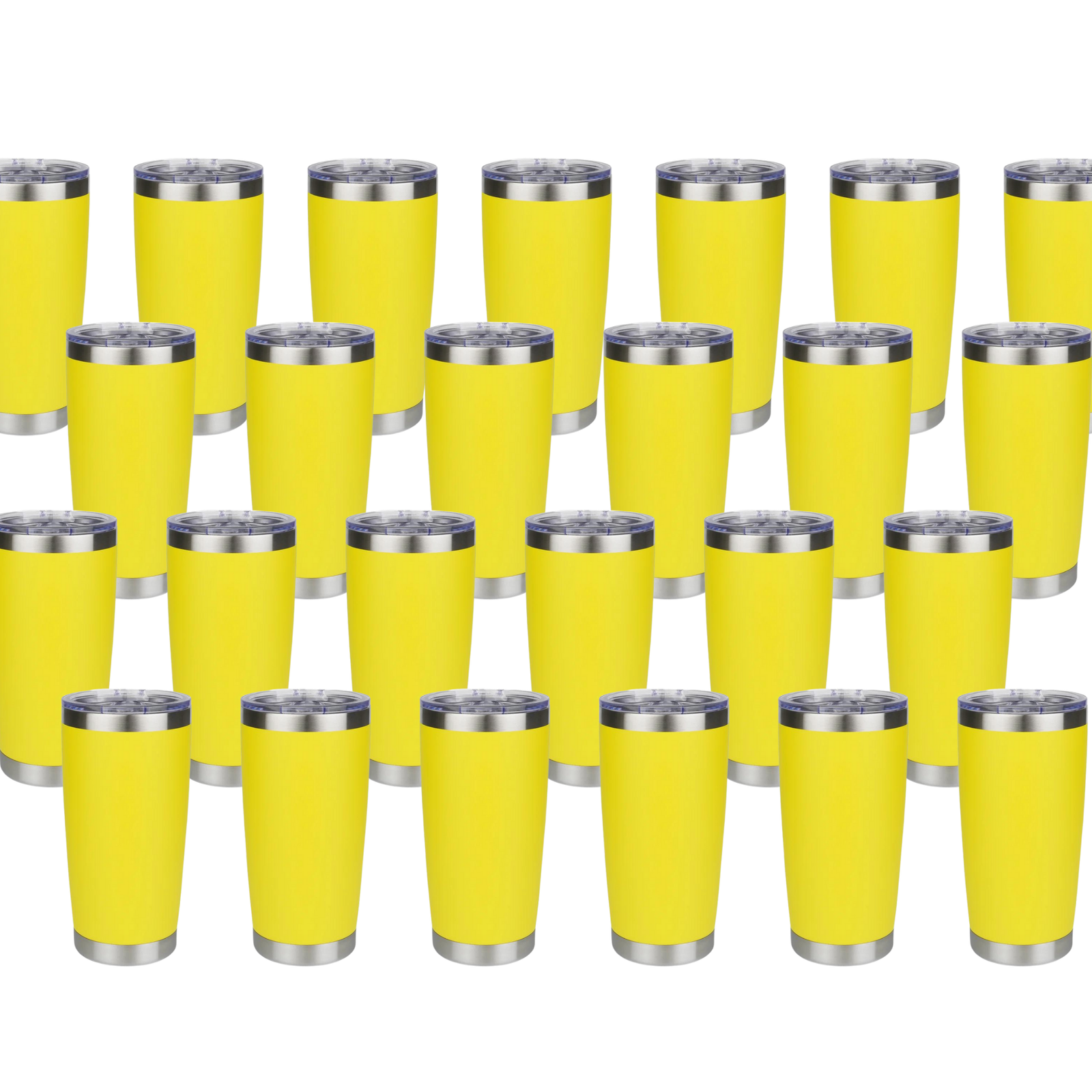 Master Maker Crafts -  20 oz Travel Tumbler - Yellow (25 Piece CASE) | Master Maker Crafts - Wholesale Craft Supplies - Fast Shipping from Ohio
