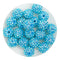 Acrylic Round String Bubblegum Bling Beads - Blue - DIY Craft Warehouse DIY Craft Warehouse