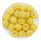 Acrylic Round String Bubblegum Bling Beads - Yellow - DIY Craft Warehouse DIY Craft Warehouse