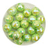 Acrylic Round String Disco Bling Beads - Green - DIY Craft Warehouse DIY Craft Warehouse