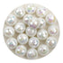 Acrylic Round String Disco Bling Beads - White - DIY Craft Warehouse DIY Craft Warehouse