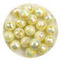 Acrylic Round String Disco Bling Beads - Yellow - DIY Craft Warehouse DIY Craft Warehouse