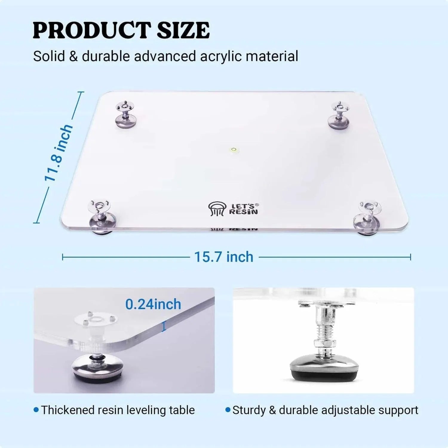 Adjustable Leveling Table & Silicone Mat - DIY Craft Warehouse