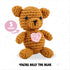 Amigurumi Crochet Kit - Billy the Bear - DIY Craft Warehouse DIY Craft Warehouse