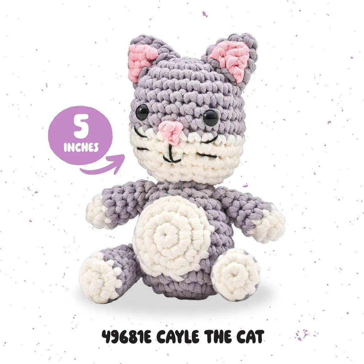 Amigurumi Crochet Kit - Caylee the Cat - DIY Craft Warehouse DIY Craft Warehouse
