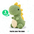 Amigurumi Crochet Kit - Dan the Dino - DIY Craft Warehouse DIY Craft Warehouse