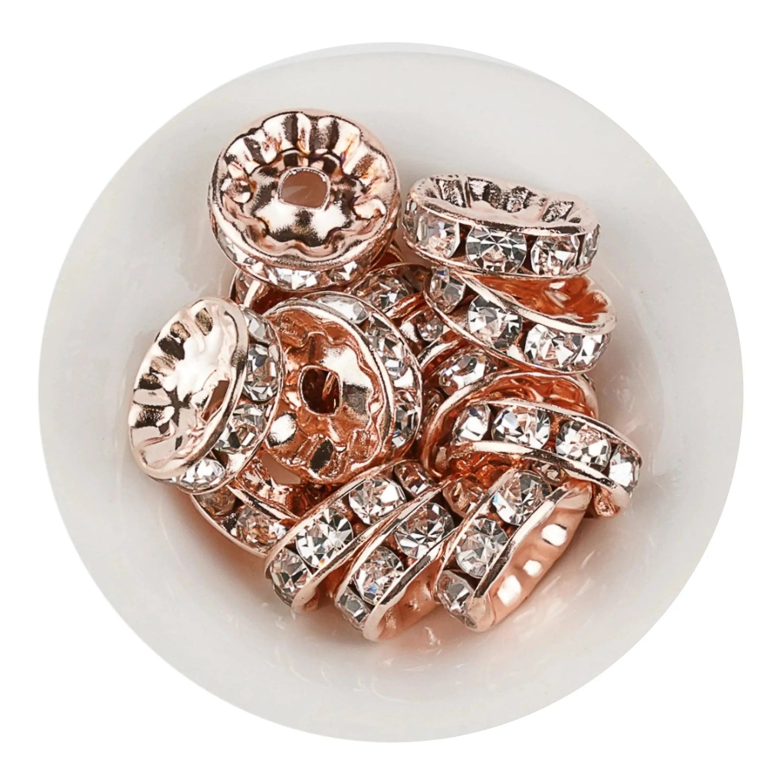 Bead Spacer Disc - Light Pink (25 Beads) - DIY Craft Warehouse