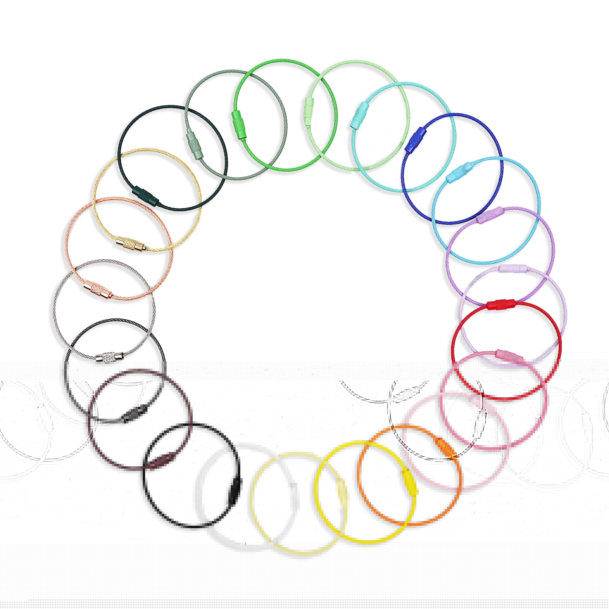 Beadable Charm Tumbler Cable - Black (5 Cables) - DIY Craft Warehouse DIY Craft Warehouse