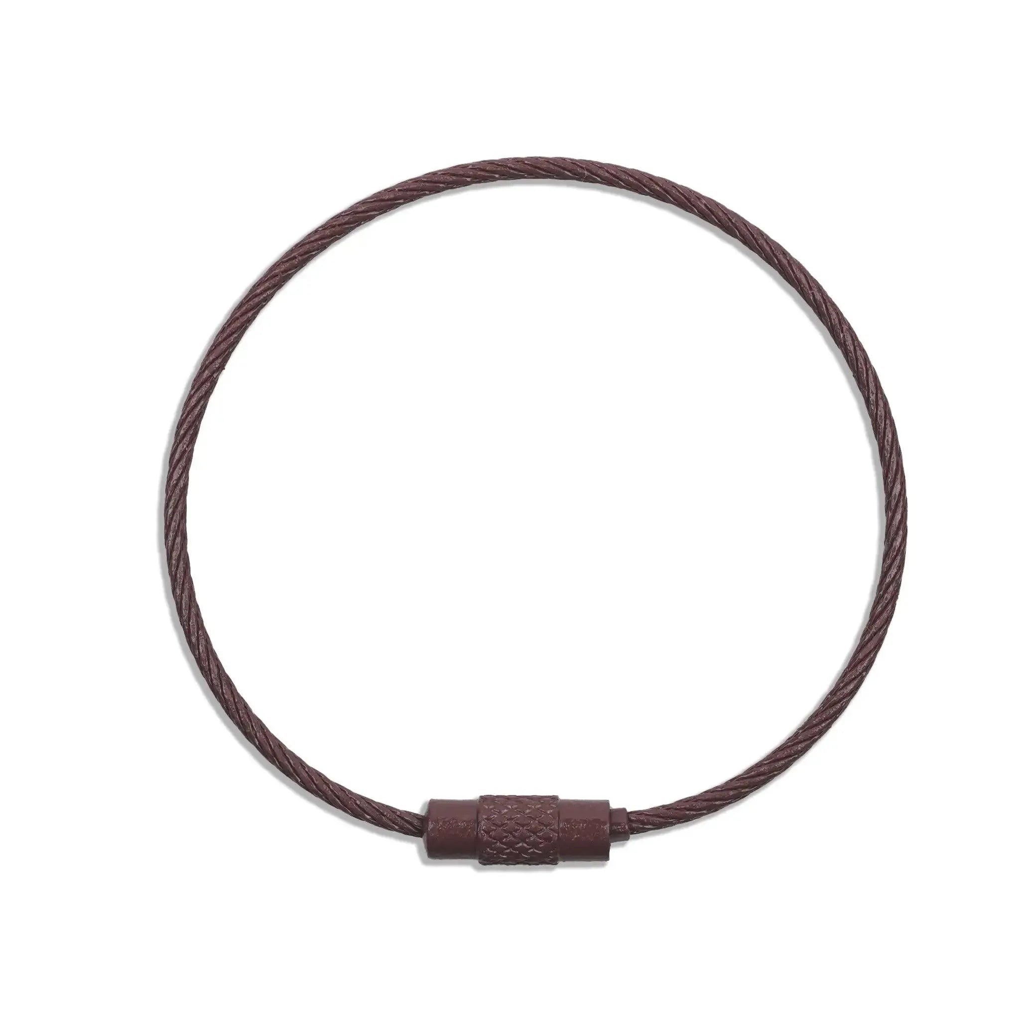 Beadable Charm Tumbler Cable - Brown (5 Cables) - DIY Craft Warehouse DIY Craft Warehouse
