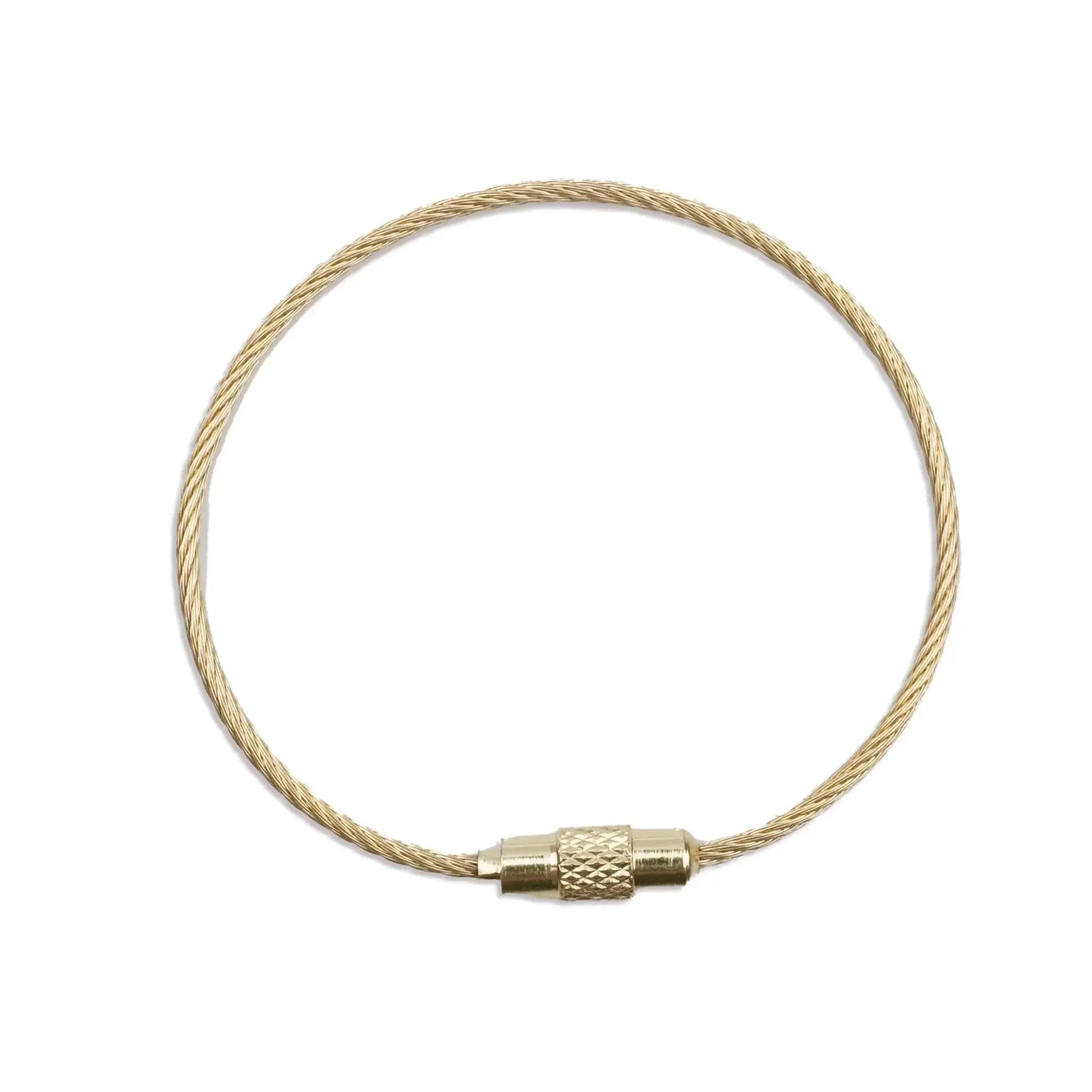 Beadable Charm Tumbler Cable - Gold (5 Cables) - DIY Craft Warehouse DIY Craft Warehouse