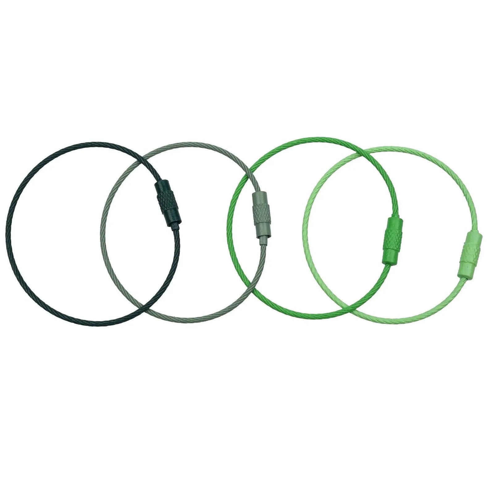 Beadable Charm Tumbler Cable - Grass Green (5 Cables) - DIY Craft Warehouse