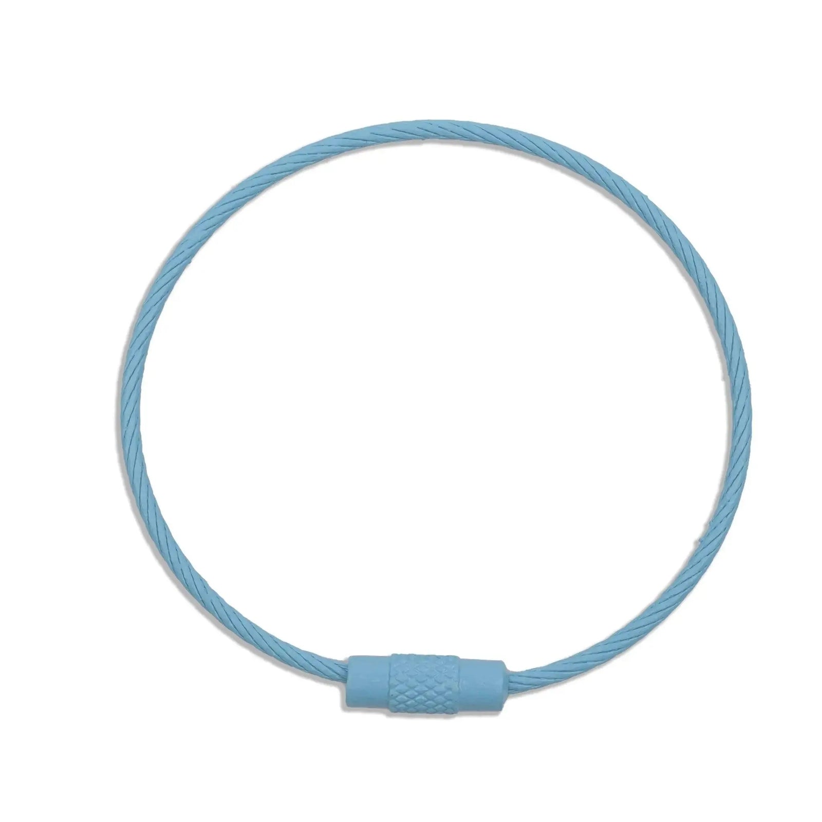 Beadable Charm Tumbler Cable - Light Blue (5 Cables) - DIY Craft Warehouse