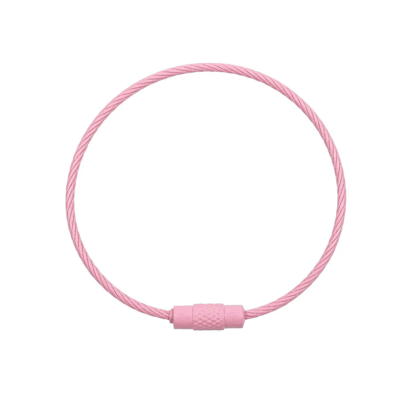 Beadable Charm Tumbler Cable - Light Pink (5 Cables) - DIY Craft Warehouse