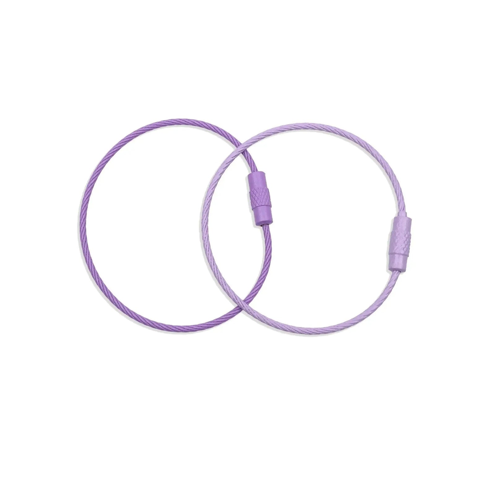Beadable Charm Tumbler Cable - Light Purple (5 Cables) - DIY Craft Warehouse