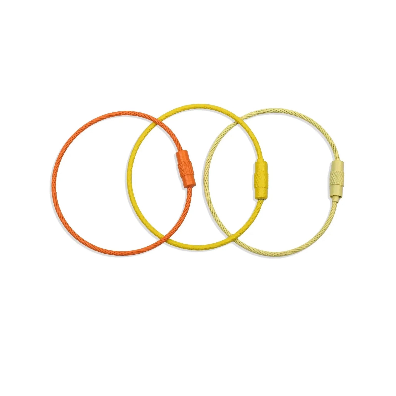 Beadable Charm Tumbler Cable - Light Yellow (5 Cables) - DIY Craft Warehouse
