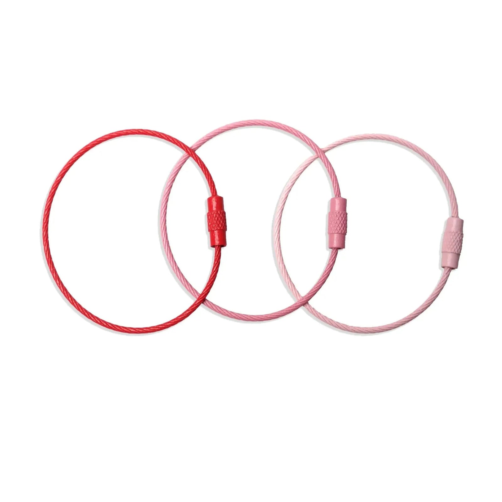 Beadable Charm Tumbler Cable - Pink (5 Cables) - DIY Craft Warehouse
