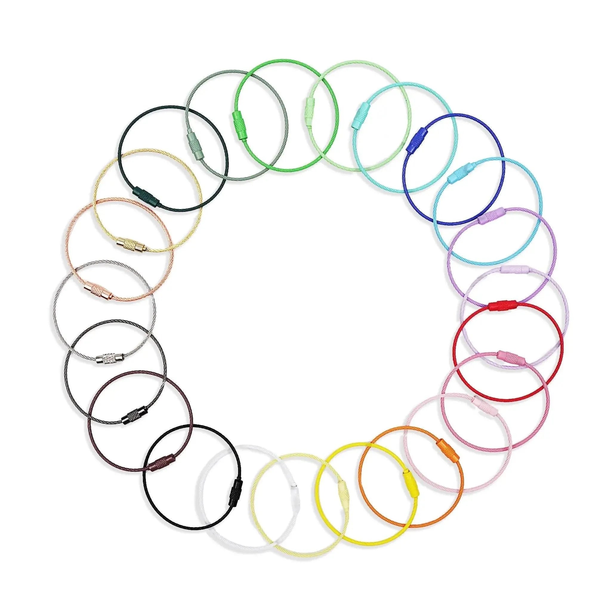 Beadable Charm Tumbler Cable - Rose Gold (5 Cables) - DIY Craft Warehouse DIY Craft Warehouse