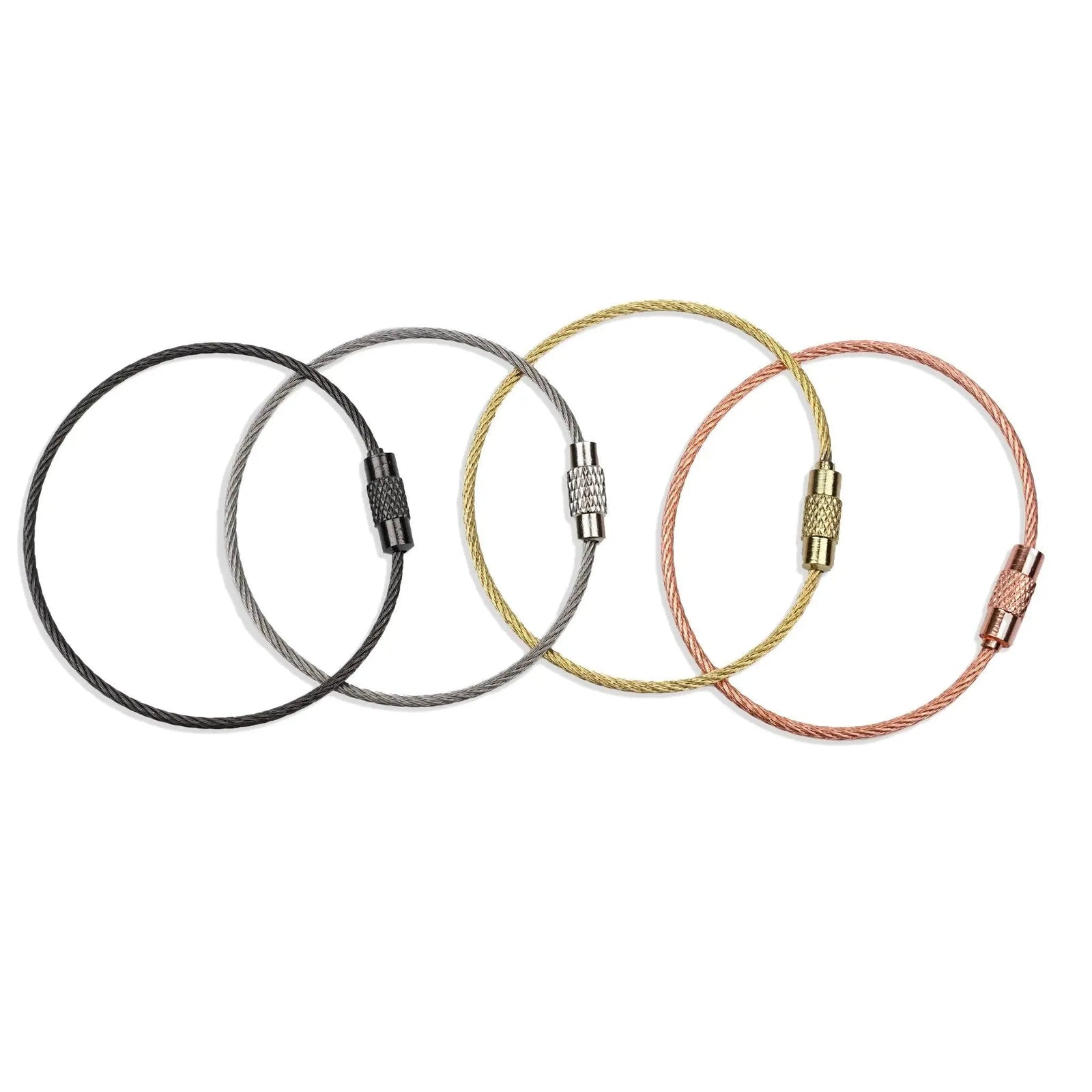 Beadable Charm Tumbler Cable - Rose Gold (5 Cables) - DIY Craft Warehouse