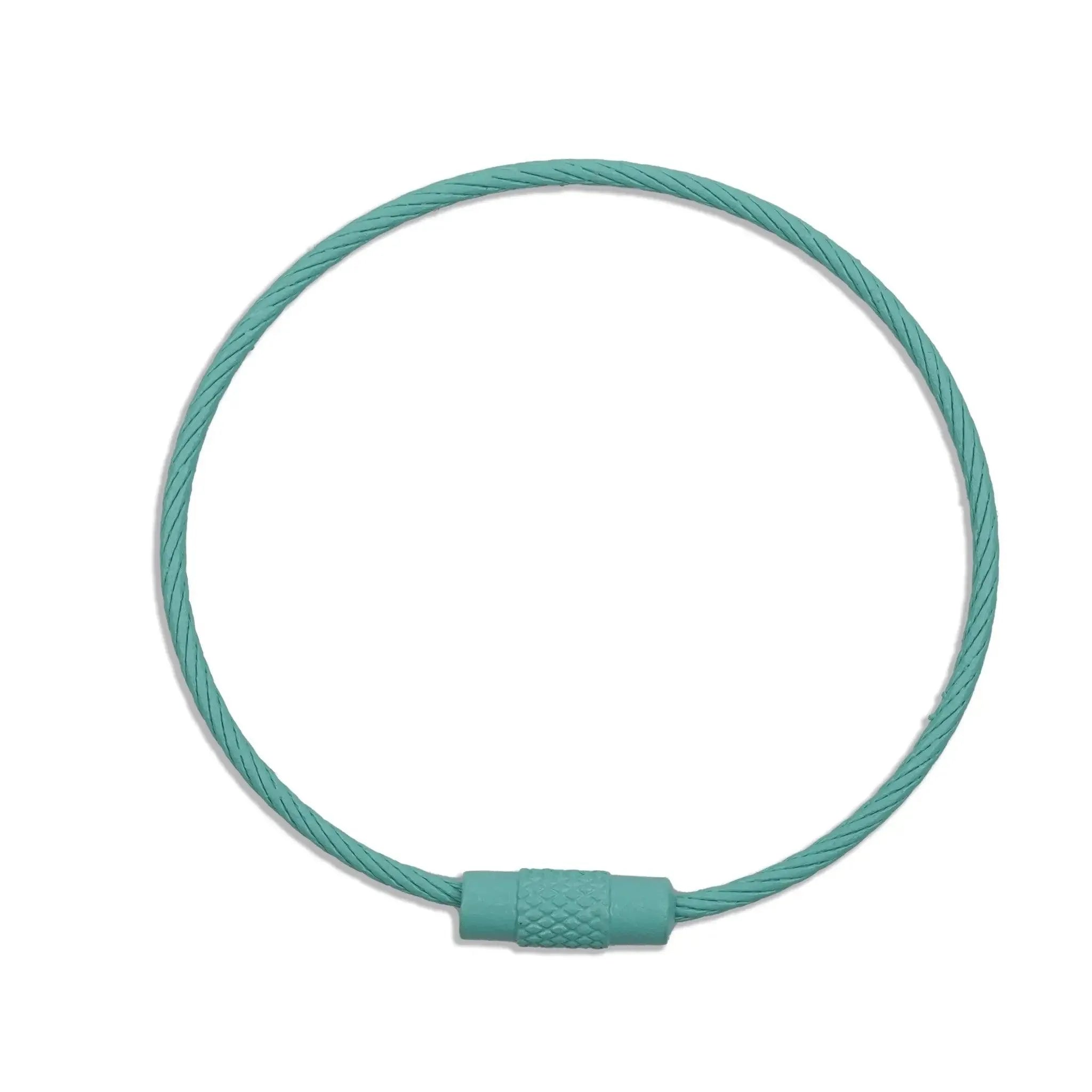 Beadable Charm Tumbler Cable - Turquoise Blue (5 Cables) - DIY Craft Warehouse DIY Craft Warehouse