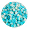 Bumpy Beads - Light Blue & White 2 Tone - DIY Craft Warehouse DIY Craft Warehouse