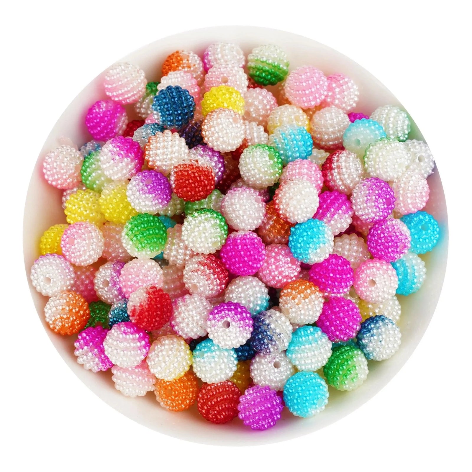 Bumpy Beads - Mixed Colors 2 Tone - DIY Craft Warehouse