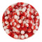 Bumpy Beads - Red & White 2 Tone - DIY Craft Warehouse DIY Craft Warehouse