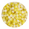 Bumpy Beads - Yellow & White 2 Tone - DIY Craft Warehouse DIY Craft Warehouse